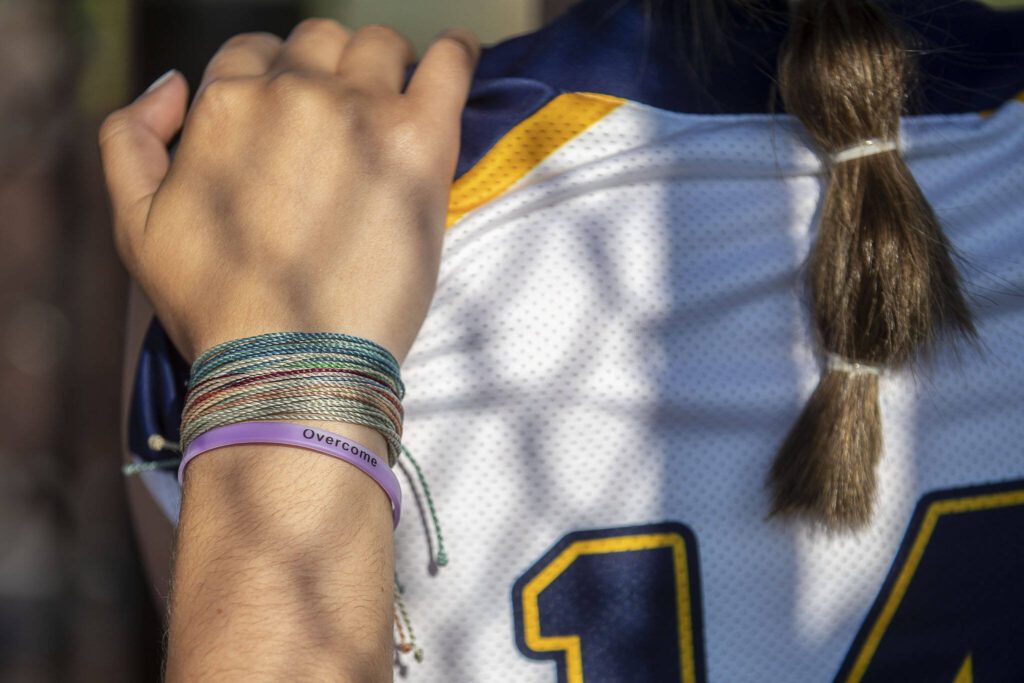 Everett players watch nervously during a game between Everett and Cascade at Phil Johnson Ballfields in Everett, Washington on Thursday, May 18, 2023. Cascade won in the ninth inning, 16-15. (Annie Barker / The Herald)
