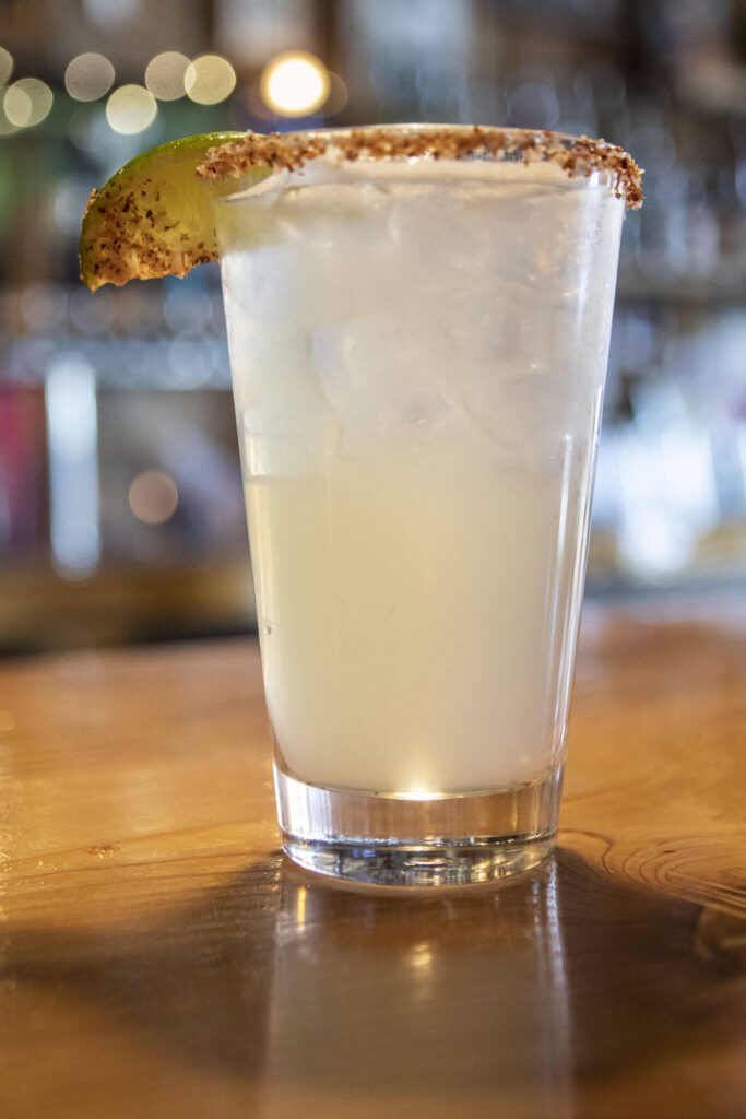 A Jalapeno Margarita at Pie Dive Bar. (Annie Barker / The Herald)
