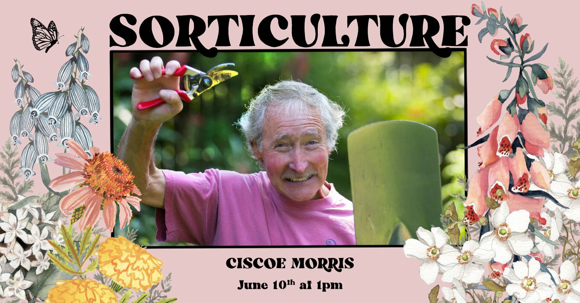 Ciscoe Morris, a longtime horticulturist and gardening expert, will speak at Sorticulture. (Photo provided by Sorticulture)