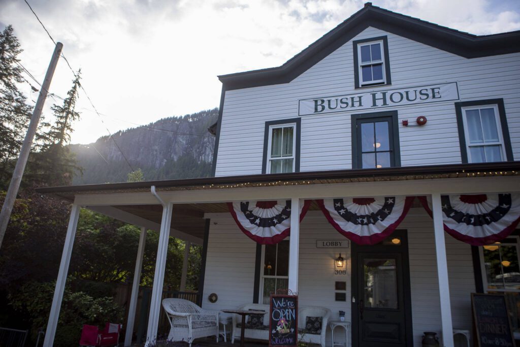 Bush House Inn in Index, Washington on Monday, June 26, 2023. (Annie Barker / The Herald)

