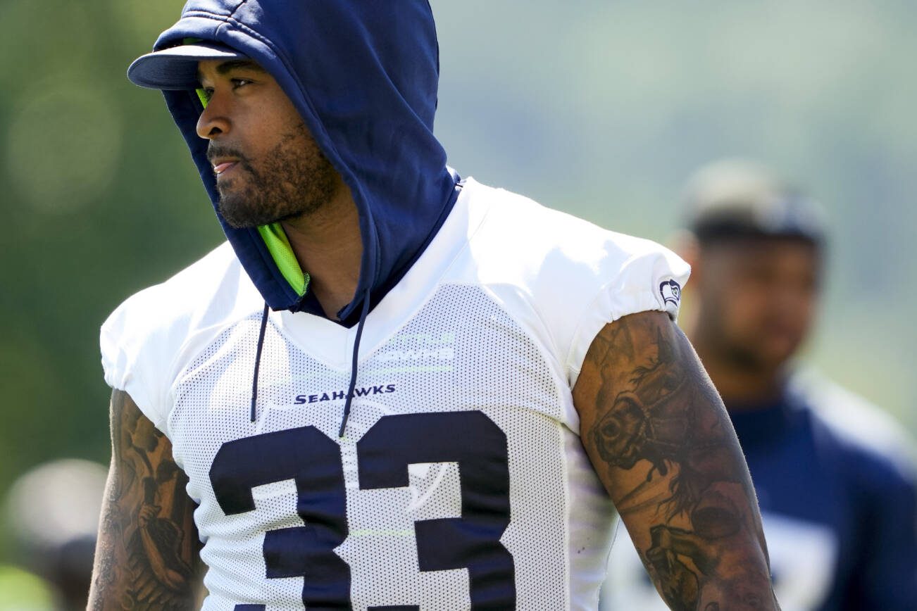 Seattle Seahawks safety Jamal Adams (33) walks off the field during minicamp Tuesday, June 6, 2023, at the NFL football team's facilities in Renton, Wash. (AP Photo/Lindsey Wasson)