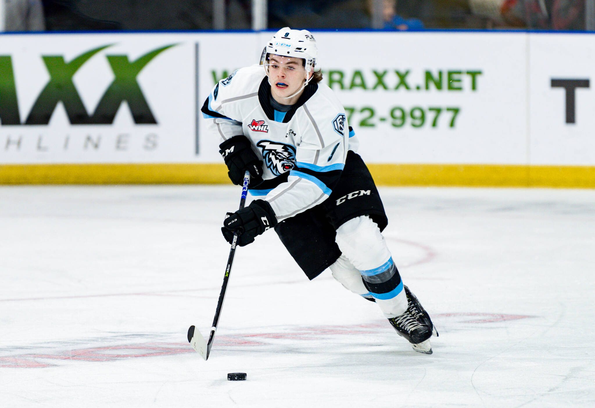 Standout forward Zach Benson is part of the Winnipeg Ice franchise that is relocating to Wenatchee. (Erica Perreaux photo)