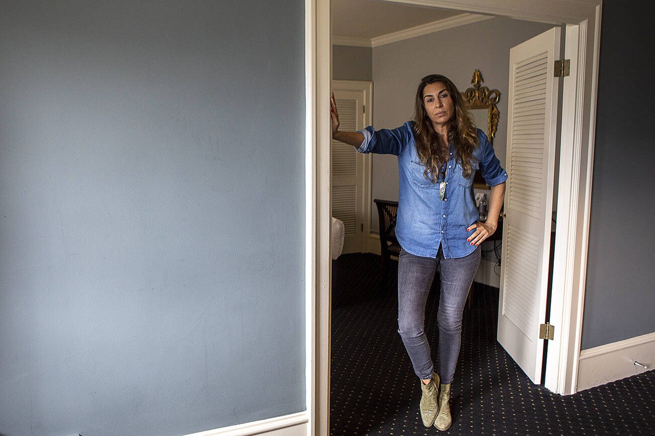 Sabrina Van Tassel poses for a photo at the Sorrento Hotel in Seattle, Washington on Wednesday, June 14, 2023. (Annie Barker / The Herald)