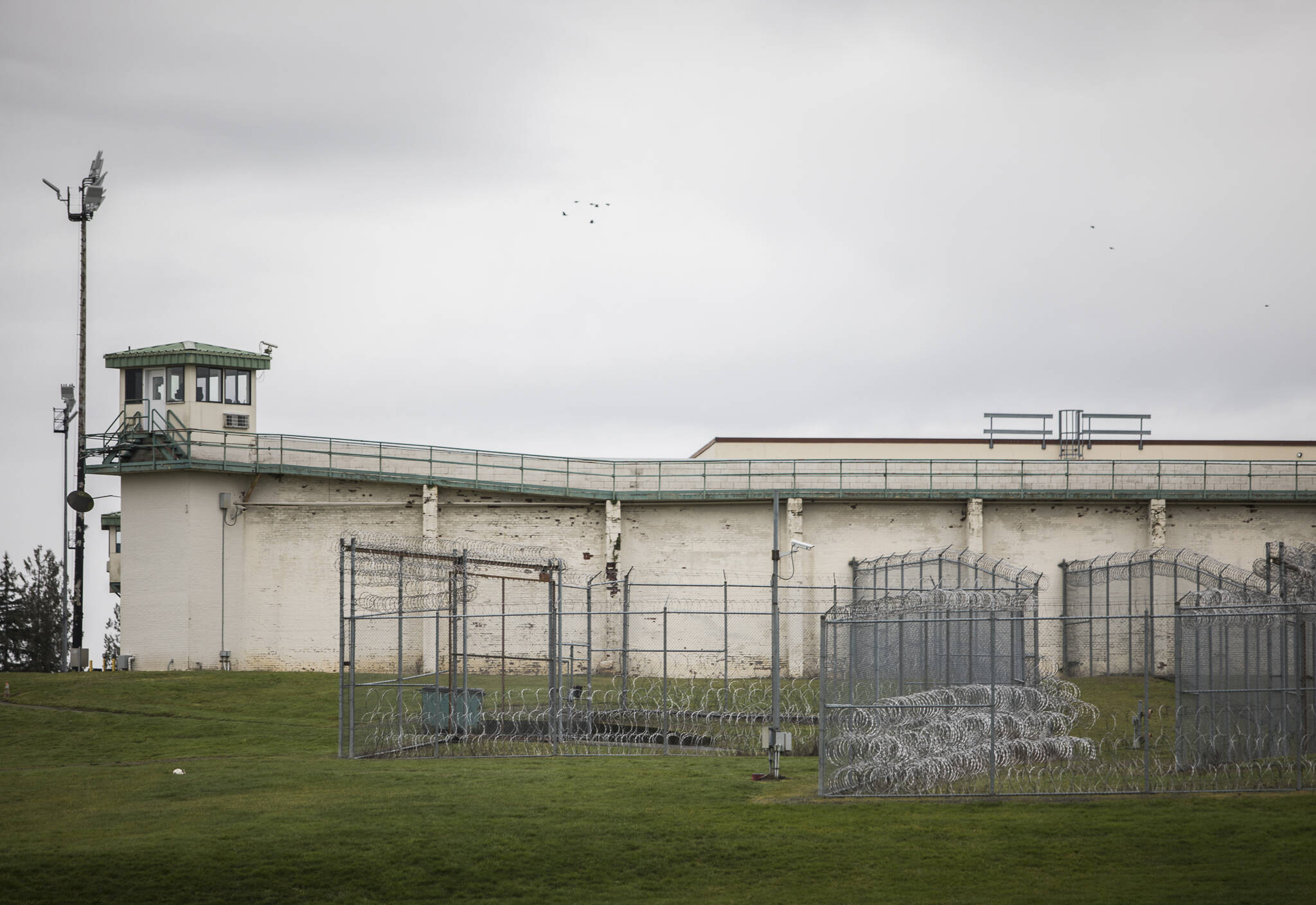 The Monroe Correctional Complex on Wednesday, Feb. 2, 2022 in Monroe, Washington. (Olivia Vanni / The Herald)