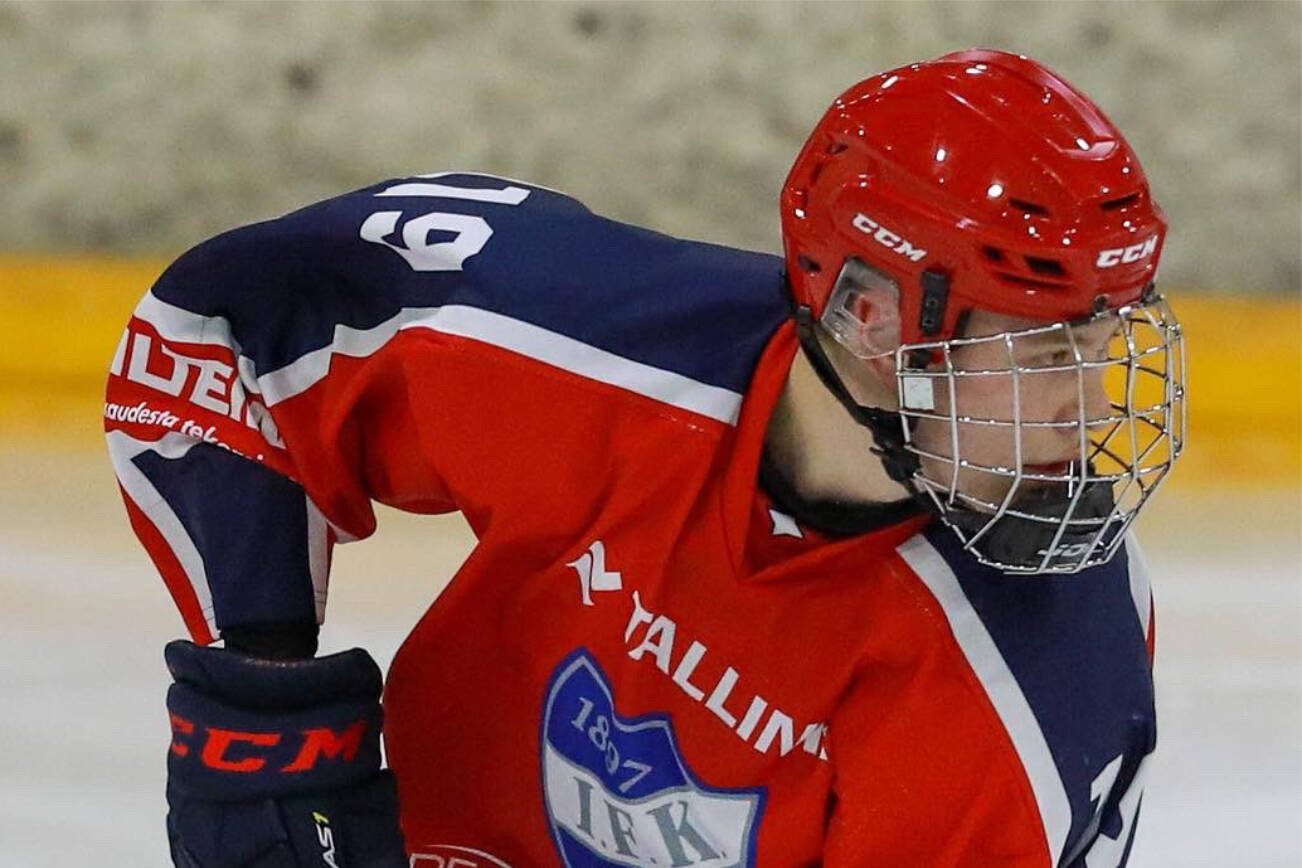 Finnish winger Julius Miettinen played for HIFK Helsinki’s under-20 team last season. (Photo provided by Silvertips)