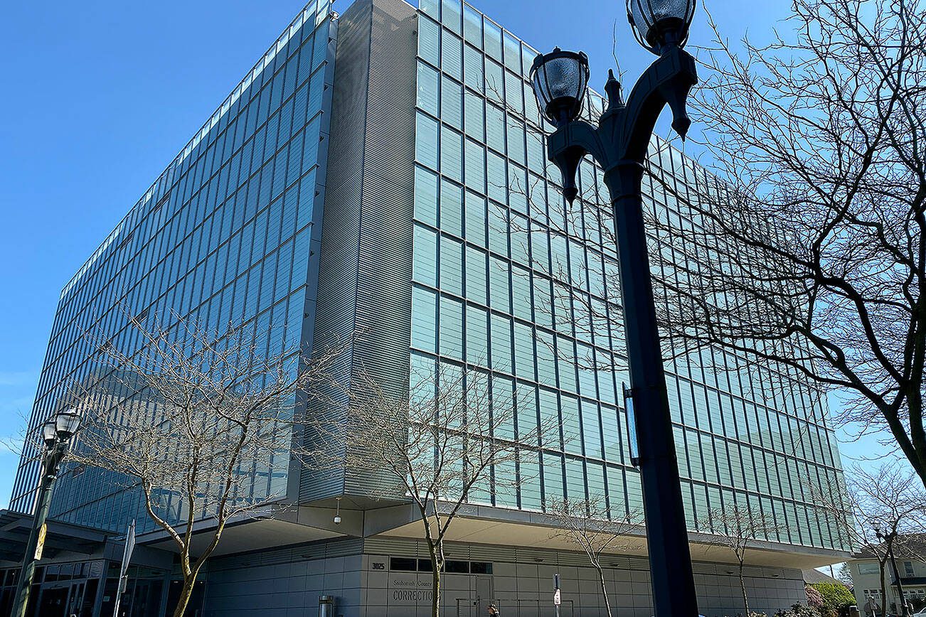The sheriff wants to lift restrictions at the Snohomish County Jail that were implemented in response to the coronavirus. (Sue Misao / The Herald) Photo taken April 9, 2020.