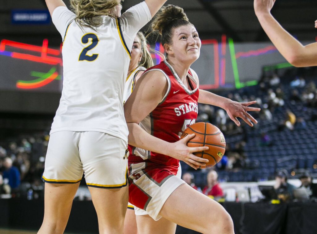 Stanwood’s Vivienne Berrett. (Olivia Vanni / The Herald)
