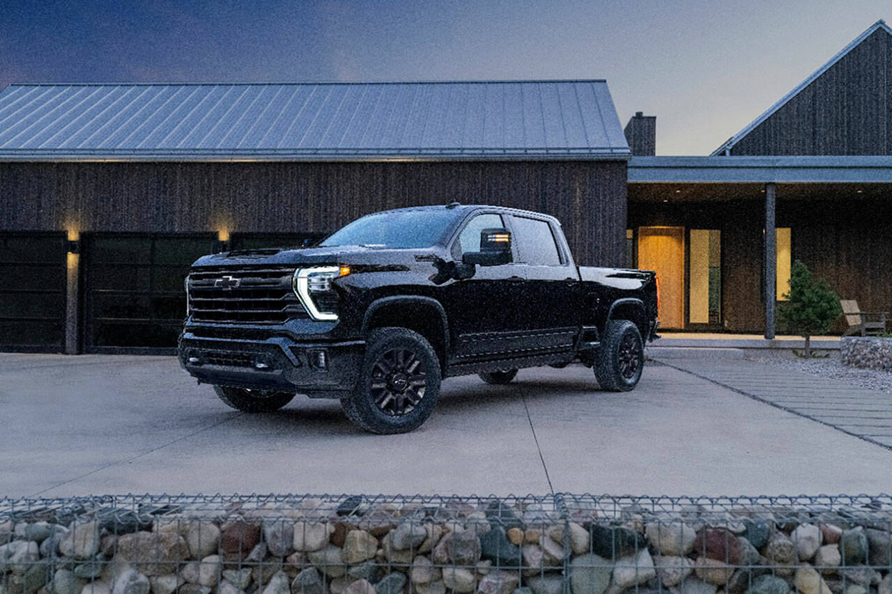 The 2024 Chevrolet Silverado 2500 introduces a new High Country Midnight model. (Chevrolet)