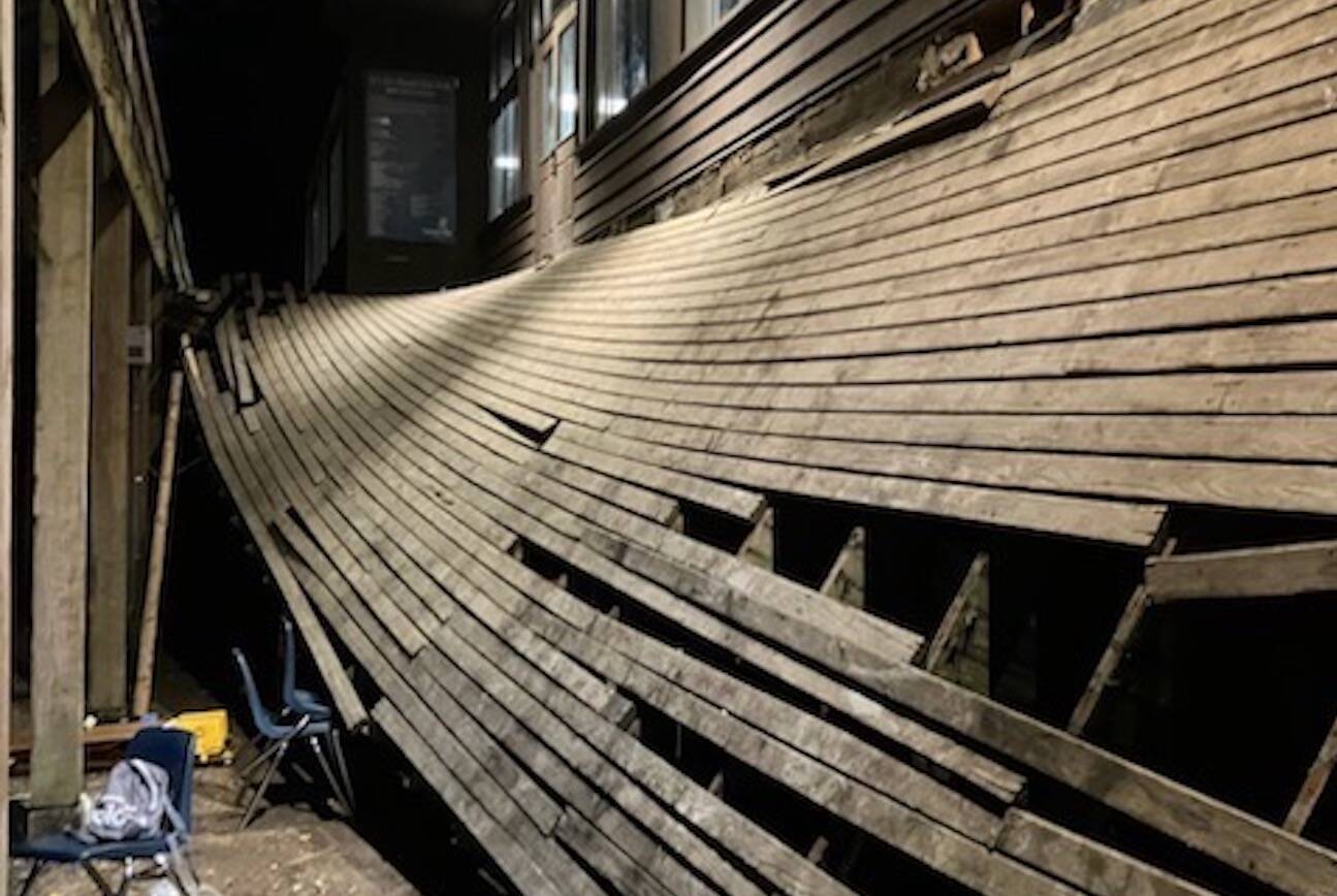 Eight were injured Friday night, August 5, 2023 after a deck collapsed at Camp Killoqua in Stanwood, Washington. (Photo provided by Marysville Fire District)