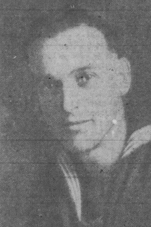 Daryl H. Goggin, as shown in a news clipping shortly after his death in 1941. (Defense POW/MIA Accounting Agency)