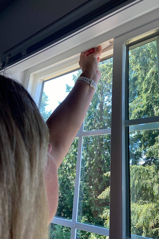 Window locks can be easily installed to prevent windows from opening more than 4 inches – the recommended amount to keep kids safely inside. (South County Fire)