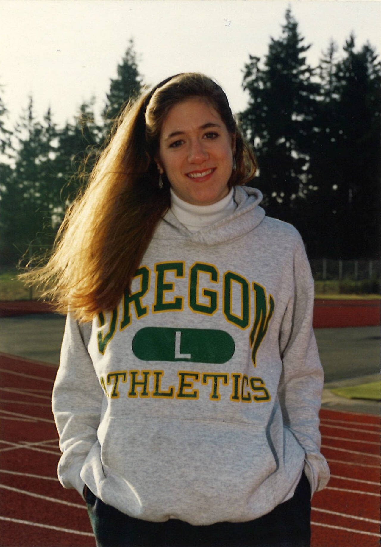 Edmonds graduate Erika Klein excelled in cross country and track and field at Oregon and was The Herald’s 1993 Woman of the Year in Sports. (Snohomish County Hall of Fame photo)