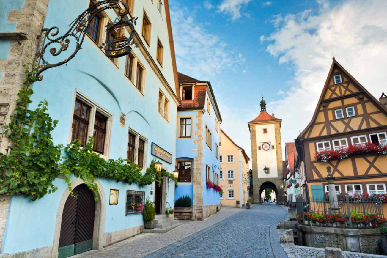 Picturesque Rothenburg, with its pastel buildings, uniform rooflines, and flower boxes, is also famous for its unique people.