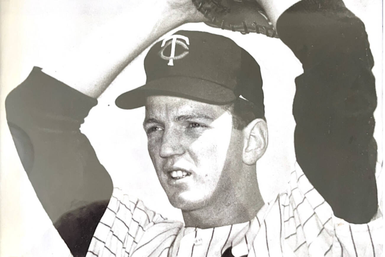Jim Ollom, a legendary Snohomish High School pitcher, retired 18 straight batters in his major-league debut with the Minnesota Twins in September of 1966. (County Sports Hall of Fame photo)
