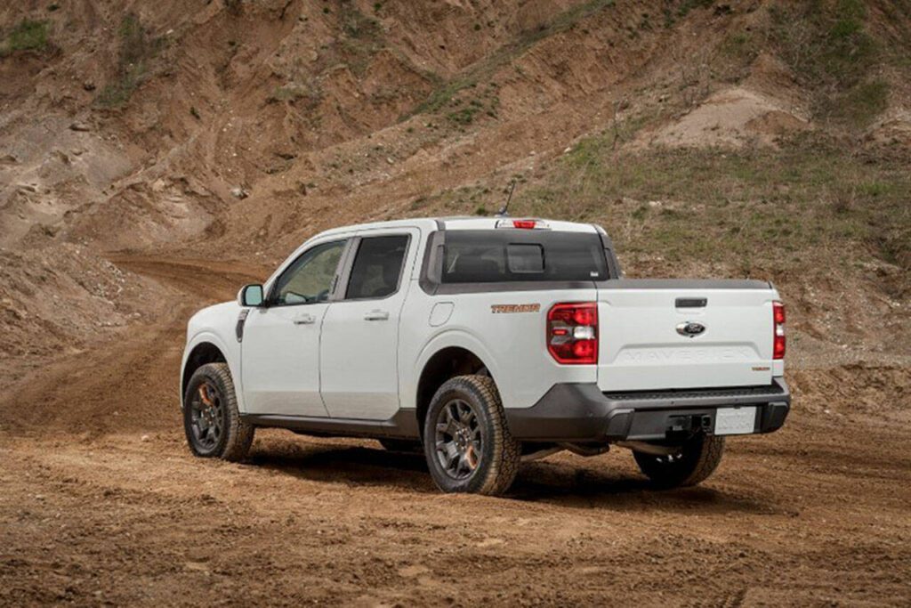 Trail Control is exclusive to the 2023 Ford Maverick Tremor, providing a type of cruise control for challenging conditions. (Ford)
