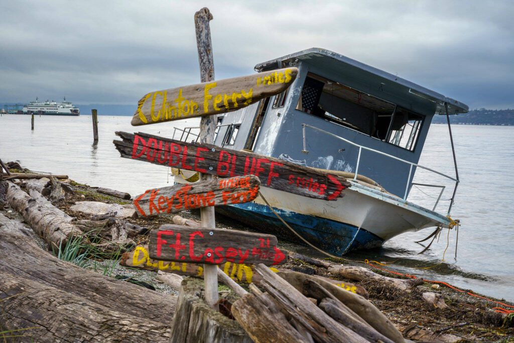 The Madahy was perilously close to the Clinton ferry run, which marked it as a priority for removal. (Photo by David Welton)
