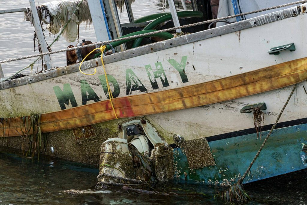 Besides the name on its side, little else is known about the Madahy. (Photo by David Welton)
