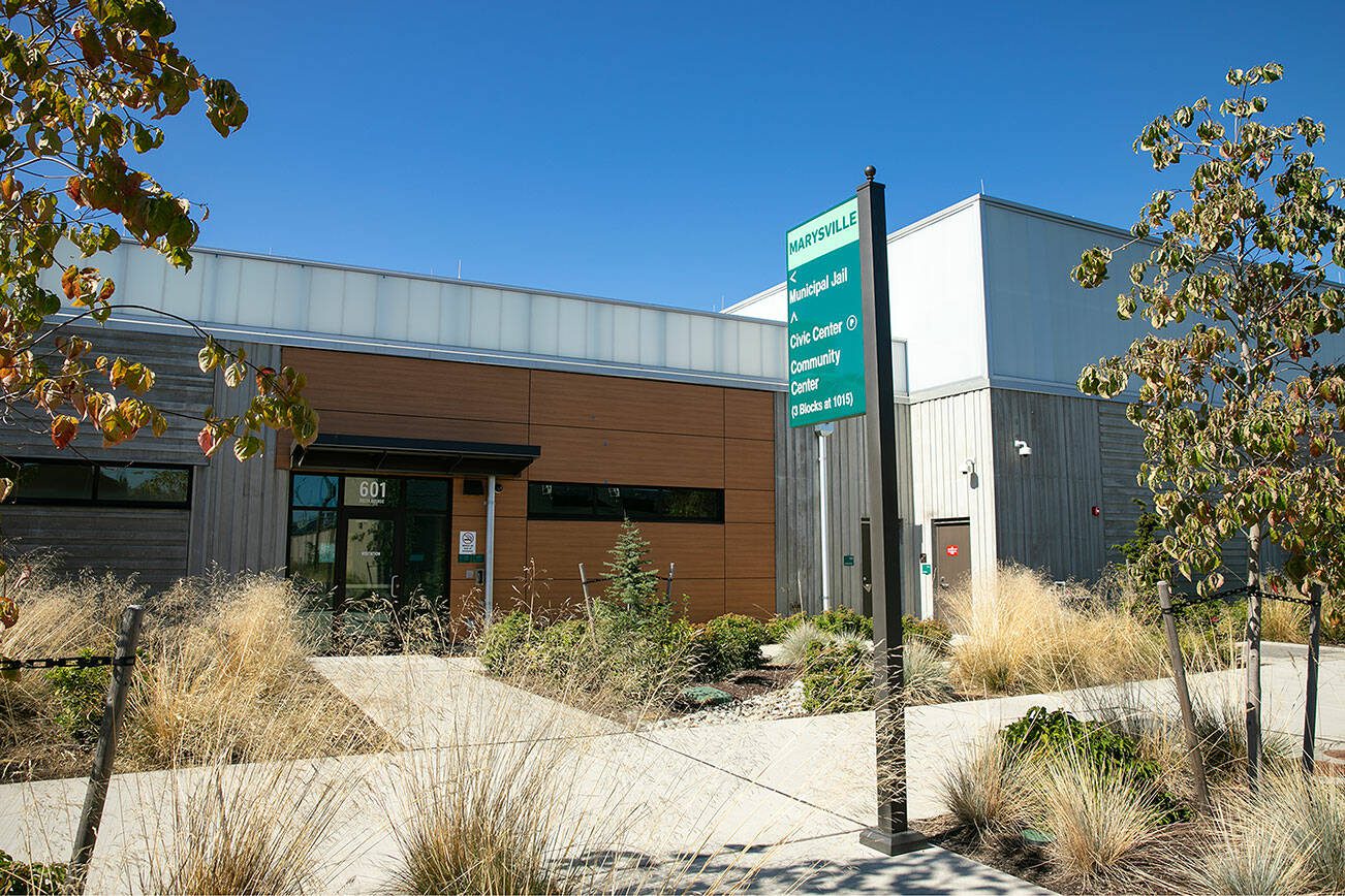 The Marysville Municipal Jail is pictured Thursday, Sept. 14, 2023, in Marysville, Washington. (Ryan Berry / The Herald)