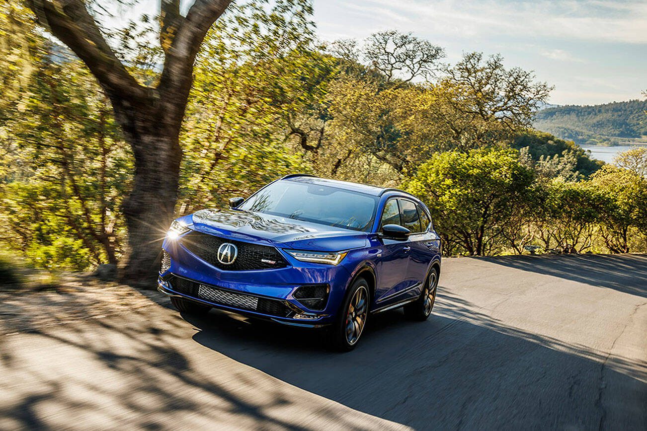 The 2024 Acura MDX Type S draws power from a turbocharged V6 engine. (Acura)