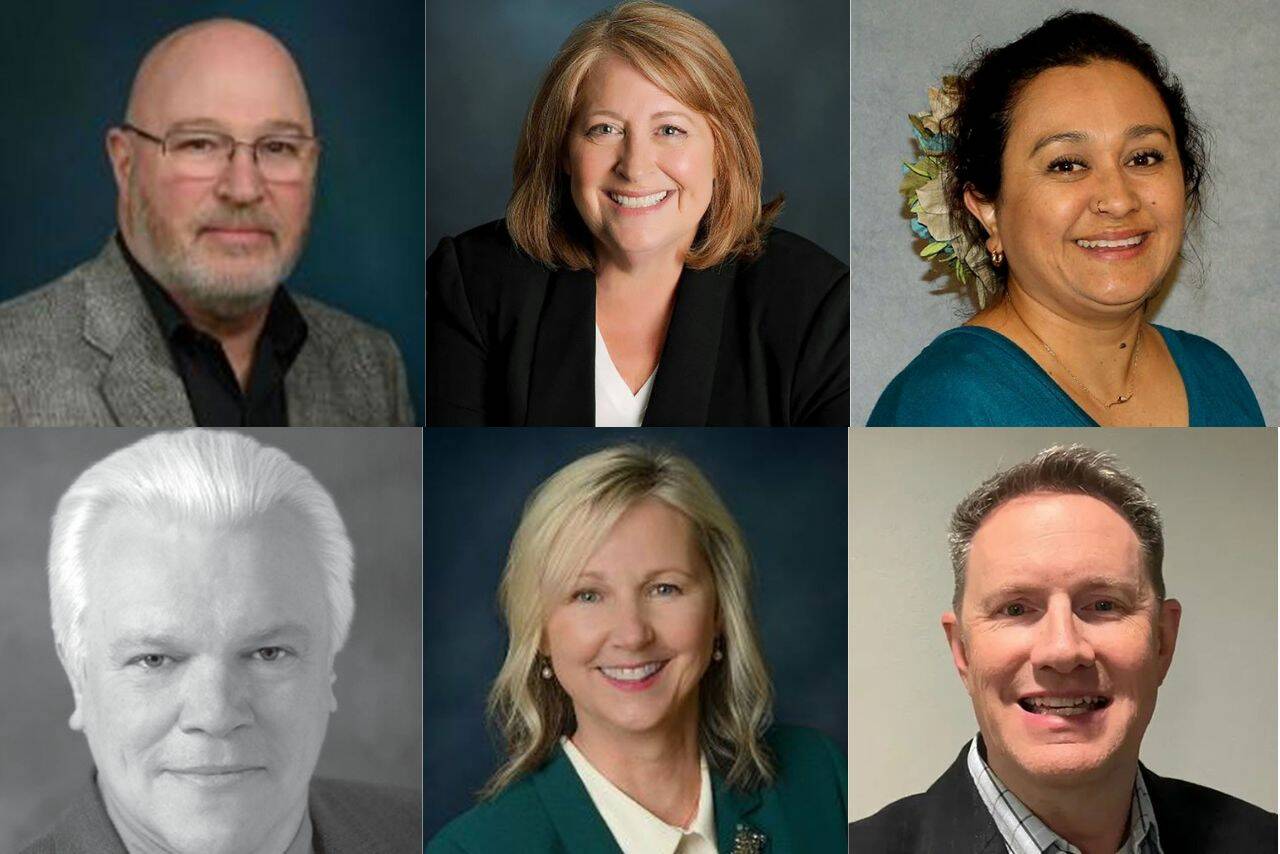 Top row, Don Vanney, left, Barbra Tolbert, Yvonne Gallardo-Van Ornam. Bottom row: Kenneth Dilbeck, left, Michele Blythe and Gregory Miller.