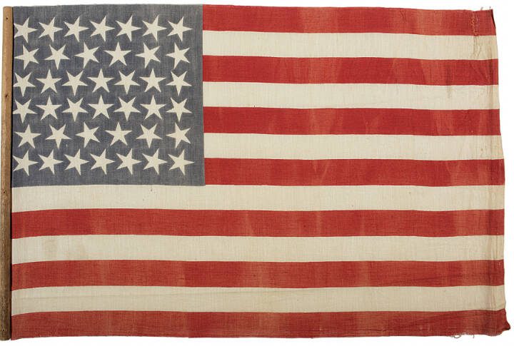 For a few days in 1889, the U.S. had 40 states. This 40-star parade flag captures a brief, but by no means unimportant, snapshot of American history.