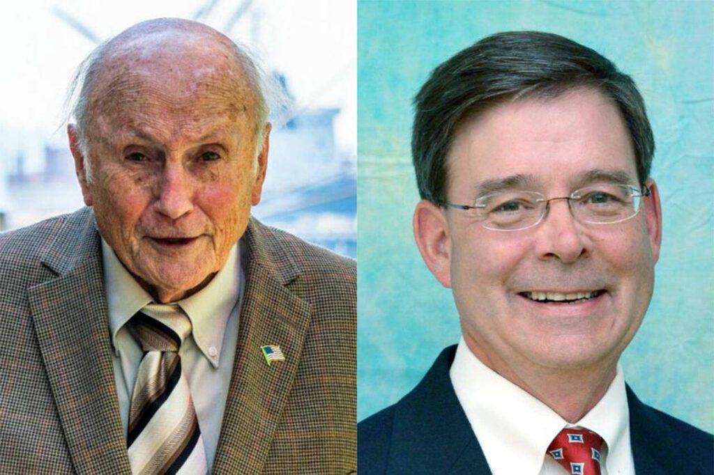 Tom Stiger, left, and Bob Champion
