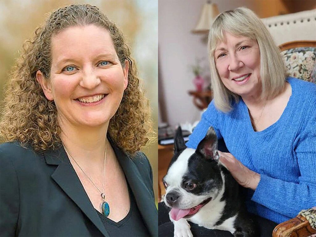 Megan Dunn, left, and Georgia Fisher
