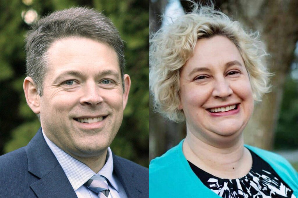Garth Fell, left, and Cindy Gobel
