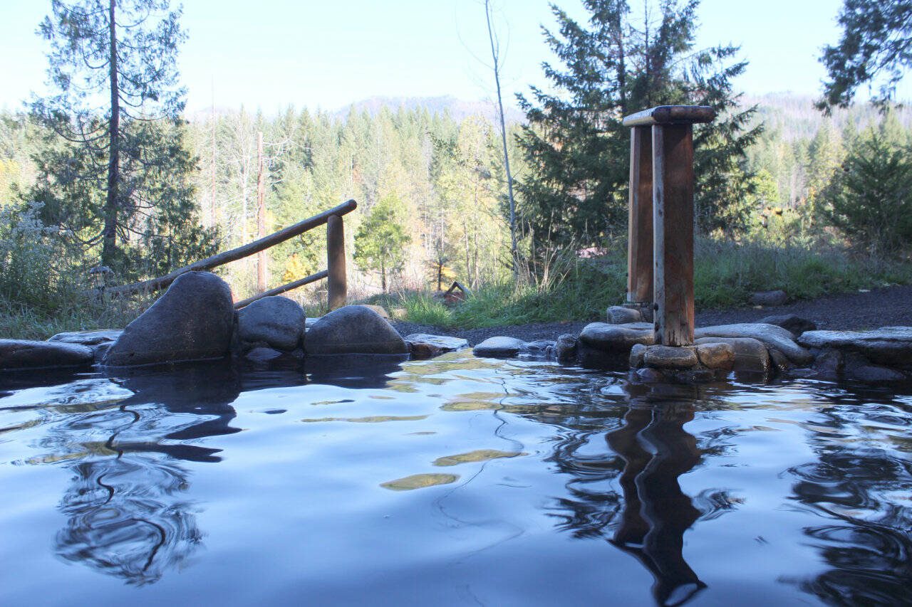 The soaking pools at Breitenbush Hot Springs range from 100-110 degrees and are filled exclusively with geothermal mineral water from on the property. Humans have soaked in these waters for thousands of years, as the pools were well-known to indigenous people in central Oregon. (Gregory Scruggs / The Seattle Times)