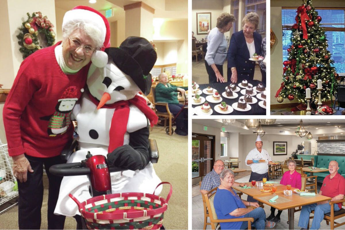 Residents at Quail Park at Lynnwood are getting ready to welcome friends and family for the holiday season. Photos courtesy Quail Park of Lynnwood