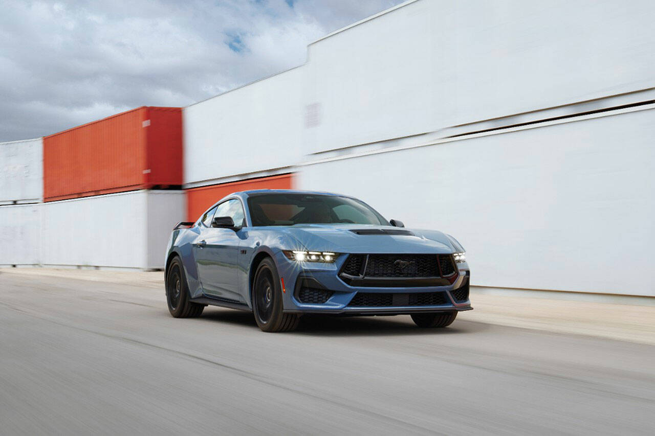 The 2024 Ford Mustang is the seventh-generation version of the enduring muscle car launched 60 years ago. (Ford)