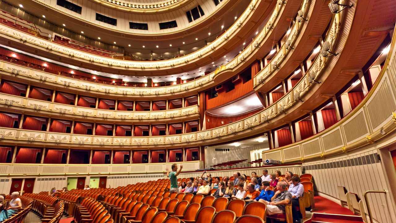 The Vienna State Opera hosts performances in the evening and tours during the day. (Dominic Arizona Bonuccelli)