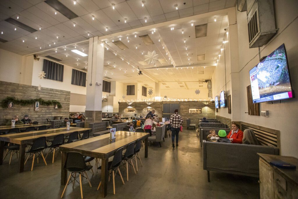 Inside the new location of Haywire Brewing Company on Wednesday, Nov. 29, 2023 in Snohomish, Washington. (Olivia Vanni / The Herald)
