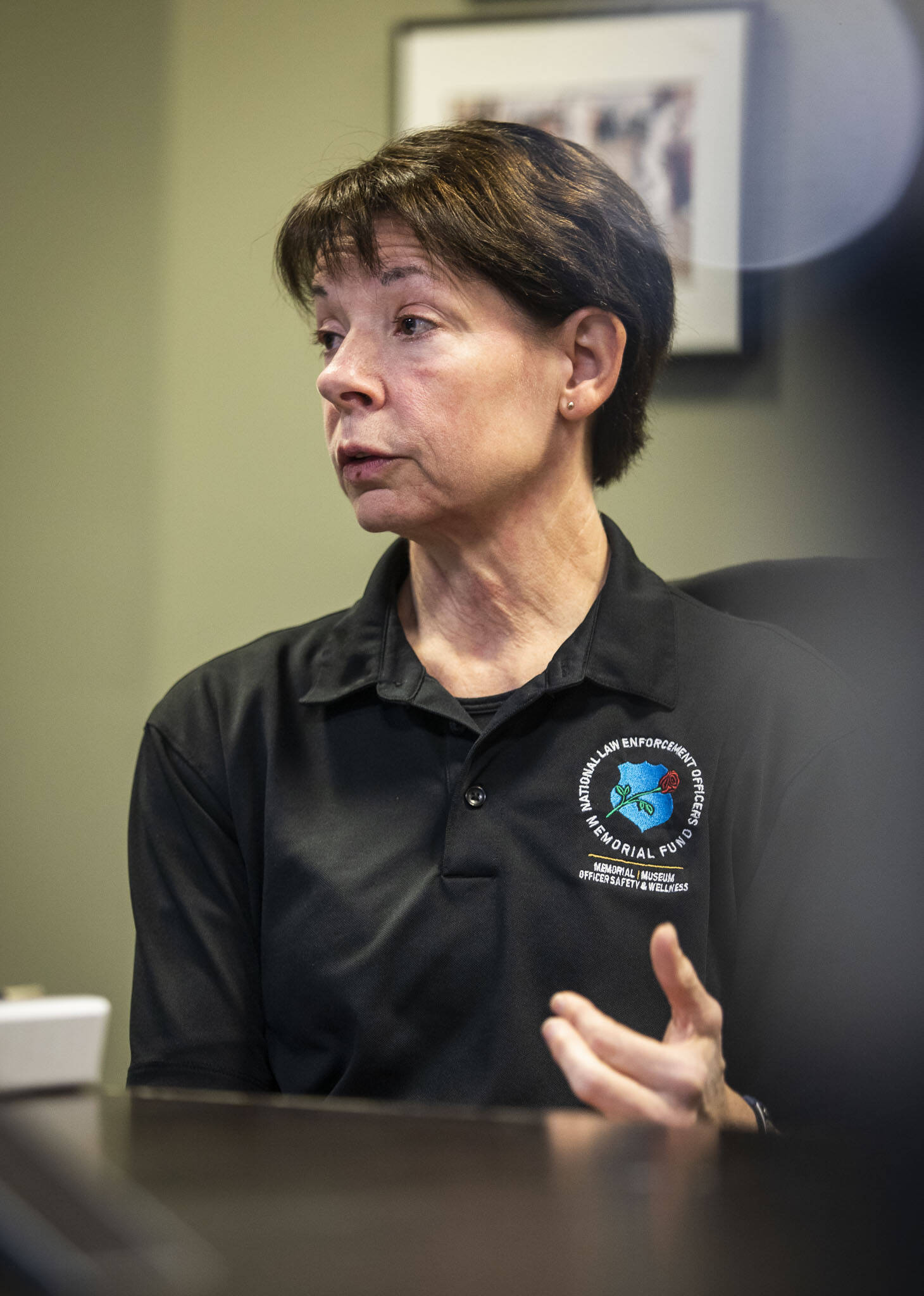 Susanna Johnson speaks during an interview on Tuesday, Dec. 5, 2023 in Everett, Washington. (Olivia Vanni / The Herald)