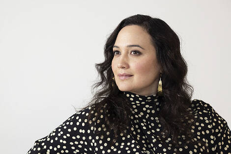 Lily Gladstone poses for a portrait on Tuesday, Nov. 28, 2023, in New York. Gladstone has been named one of The Associated Press' Breakthrough Entertainers of 2023. (Photo by Victoria Will/Invision/AP)