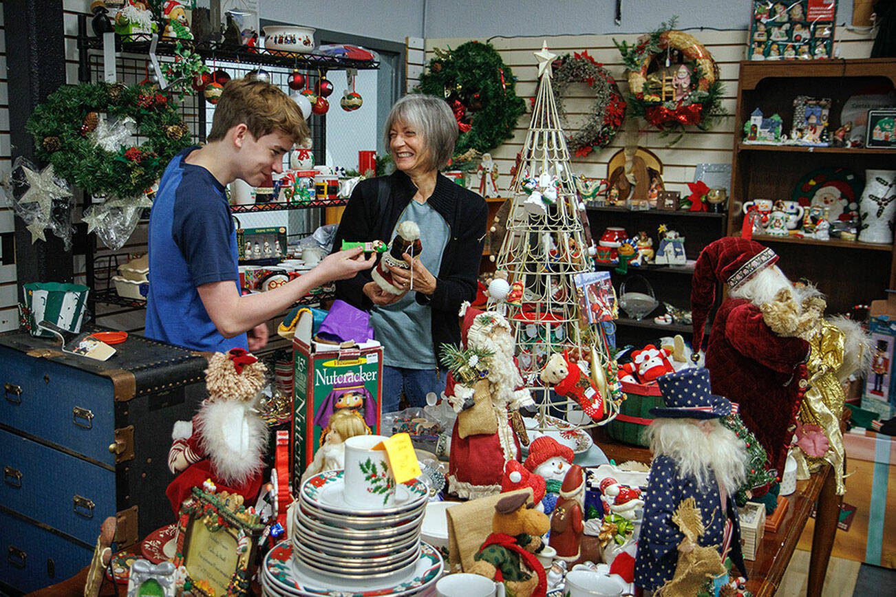 Good Cheer’s two thrift stores are great places to find Christmas decorations and other knick-knacks. (File photo by David Welton)