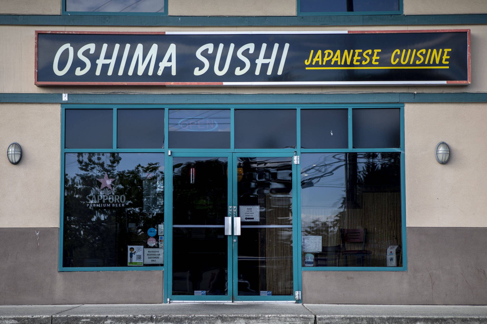 Oshima Sushi in Everett, Washington on Wednesday, Sept. 6, 2023. (Annie Barker / The Herald)