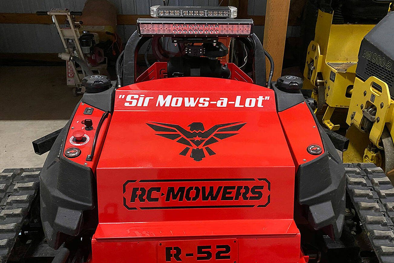 Mukilteo mower Sir Mows-A-Lot. (Submitted photo)