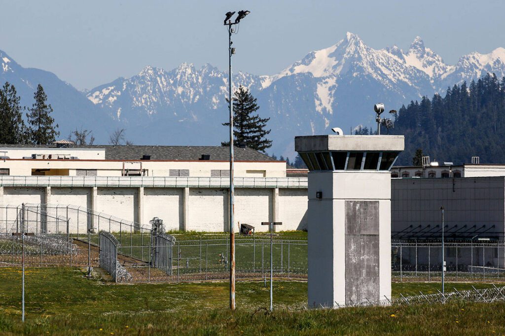 The Monroe Correctional Complex on Thursday, April 9, 2020. (Kevin Clark / The Herald)
