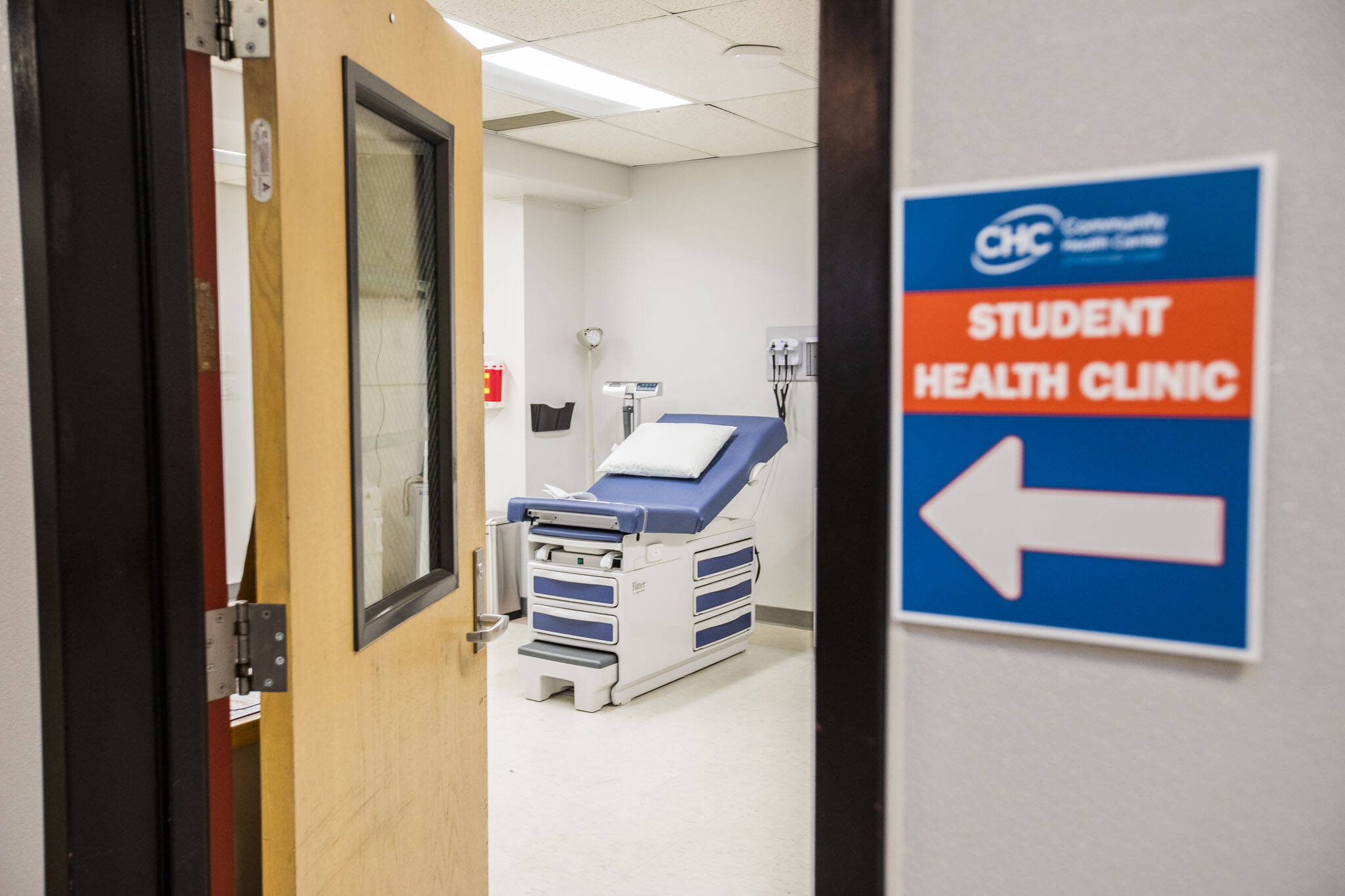 Community Health Center of Snohomish County’s new student health clinic that will open in Mountlake Terrace High School on Wednesday, Jan. 3, 2024 in Mountlake Terrace, Washington. (Olivia Vanni / The Herald)
