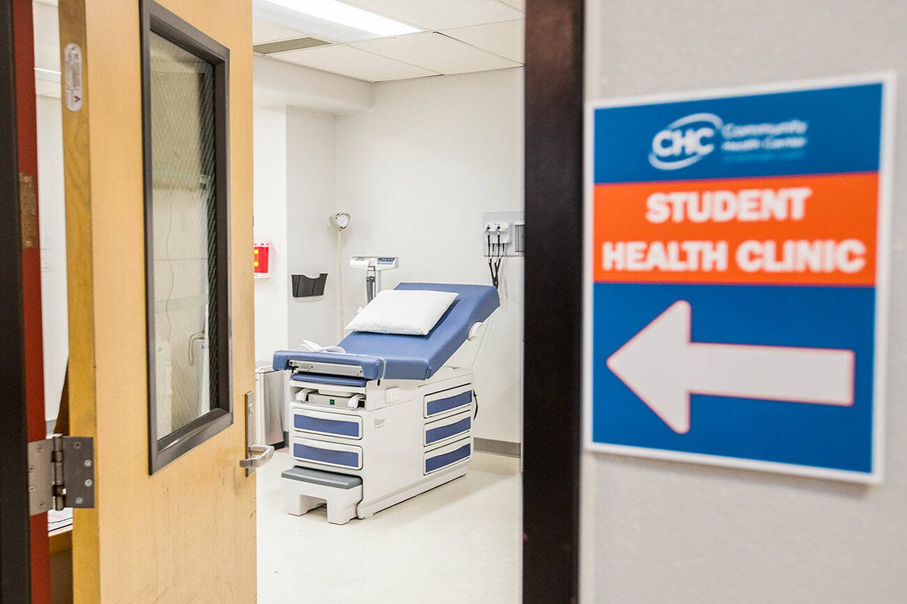 Community Health Center of Snohomish County’s new student health clinic that will open in Mountlake Terrace High School on Wednesday, Jan. 3, 2024 in Mountlake Terrace, Washington. (Olivia Vanni / The Herald)