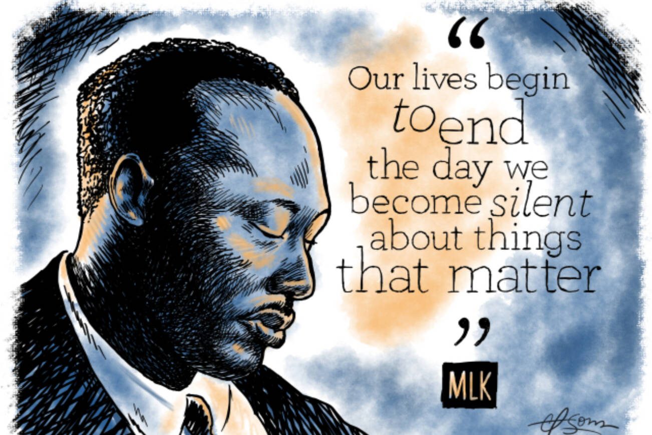 Editorial cartoons for Monday, Jan. 15, Martin Luther King Jr. Day