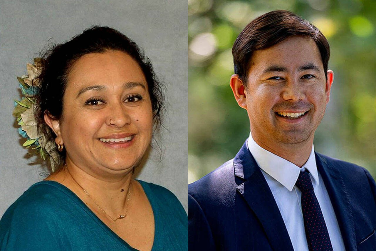 Yvonne Gallardo-Van Ornam, left, and Clyde Shavers