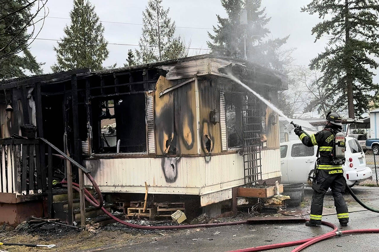Firefighters responded to a fire in the 2000 block of Center Road on Thursday afternoon. (South County Fire)