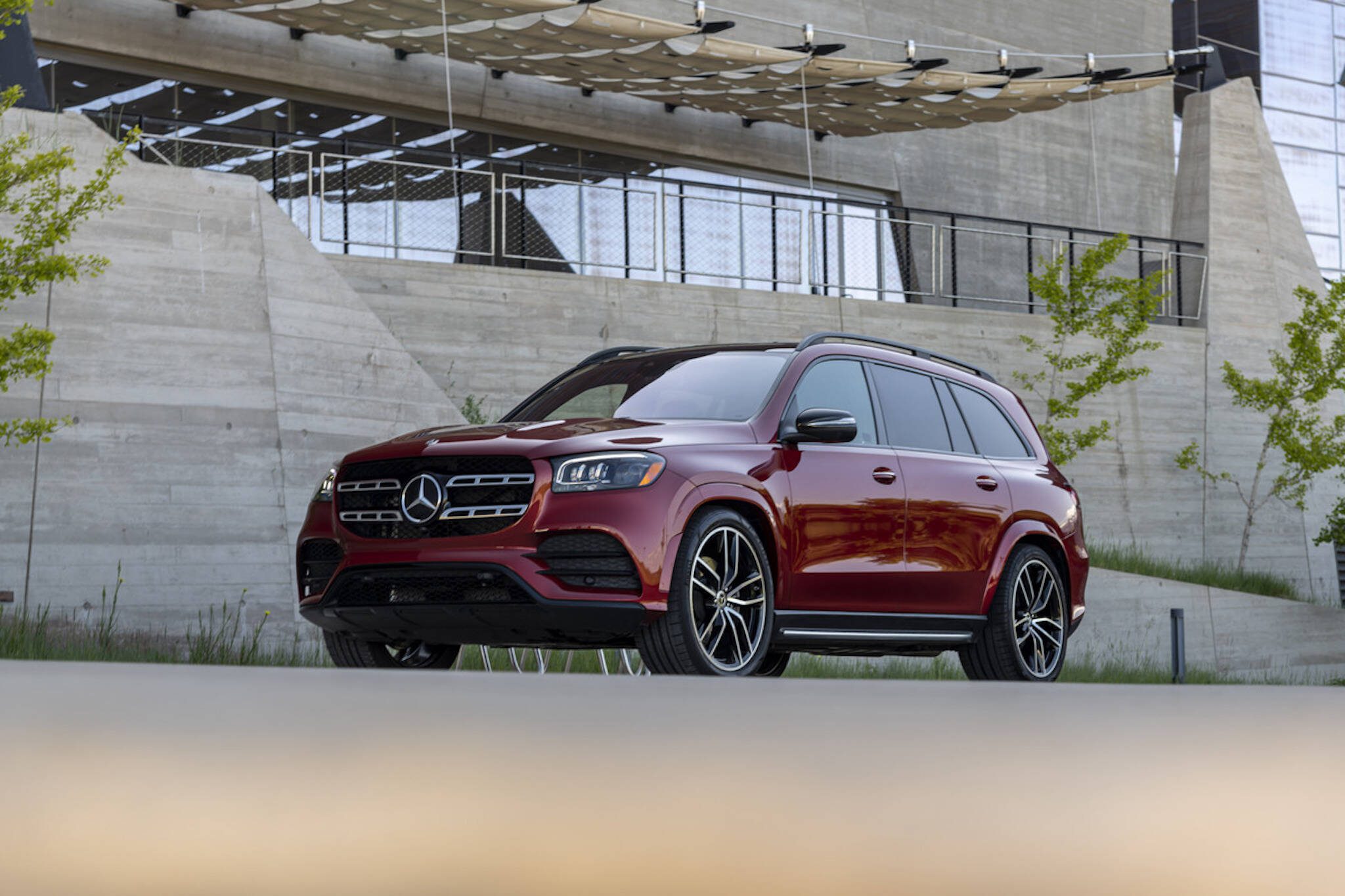 The 2024 Mercedes-Benz GLS 580 premium full-size SUV has seating for six or seven passengers, depending on interior configuration. (Photo provided by Mercedes-Benz)