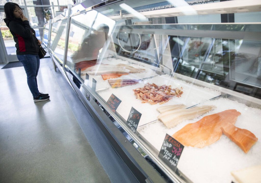 Earth and Ocean specializes in restaurant-quality products unavailable at the typical supermarket. (Olivia Vanni / The Herald)
