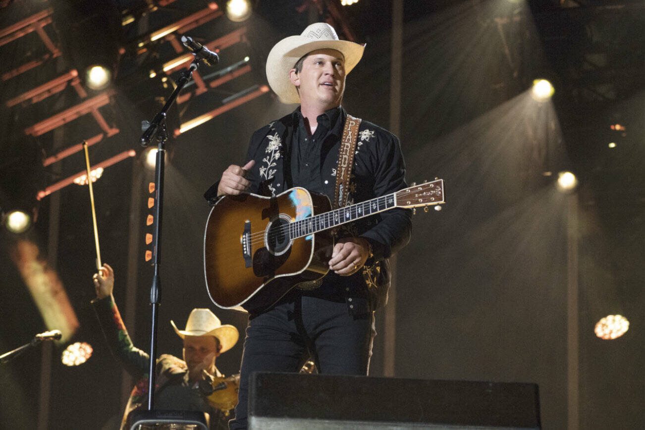 Jon Pardi performs during the 2023 CMA Fest on Saturday, June 10, 2023, at Nissan Stadium in Nashville, Tenn. (Photo by Amy Harris/Invision/AP)