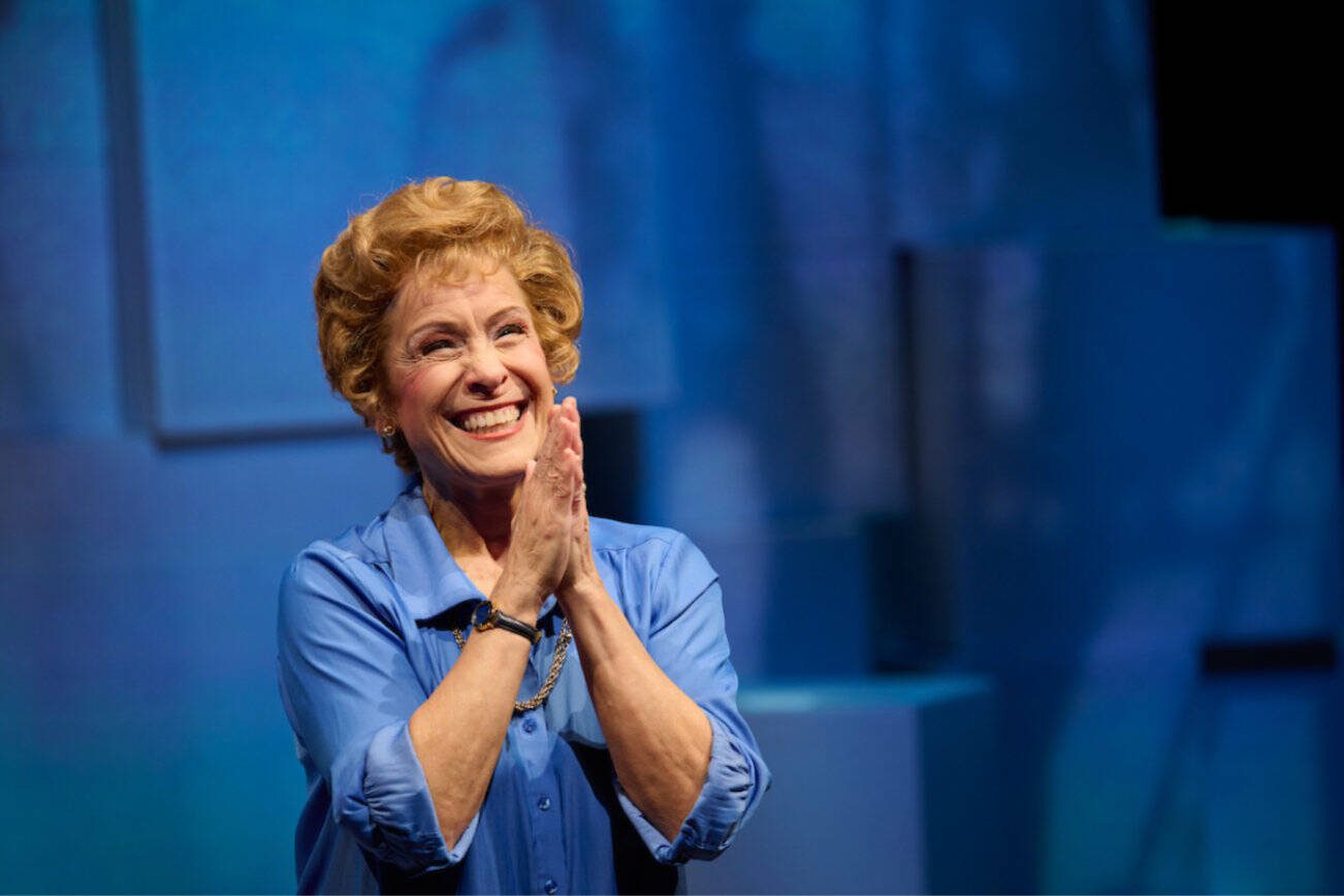 Naomi Jacobson as Dr. Ruth K. Westheimer in "Becoming Dr. Ruth" at Village Theatre in Everett. (Auston James)
