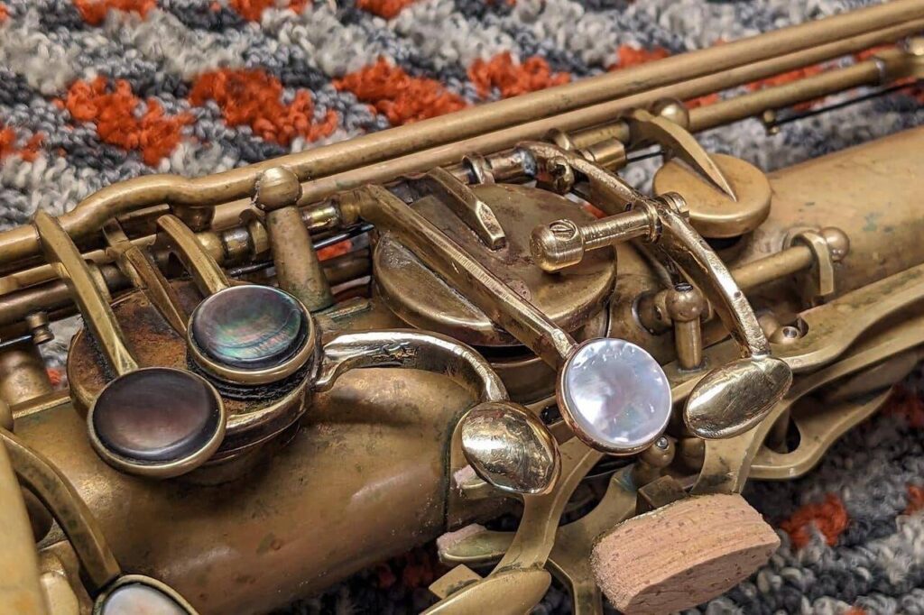 Cytrus’ saxophonist Brandon Hailey’s modified saxophone. (Photo provided by Brandon Hailey)
