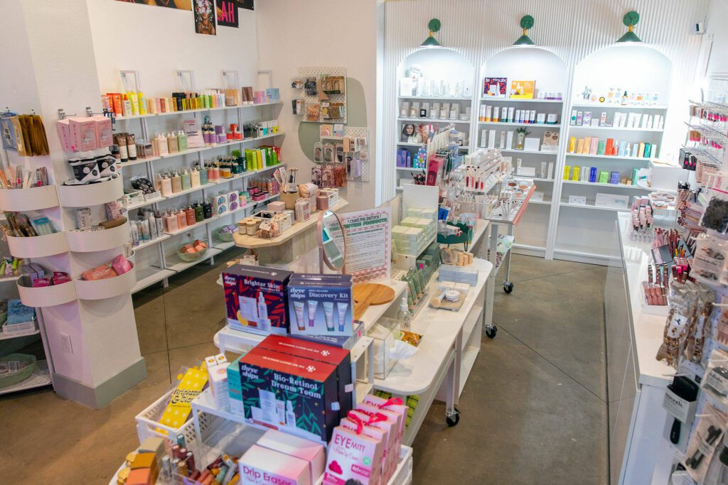 Bandbox Beauty Supply focuses on independent beauty brands. (Ryan Berry / The Herald)
